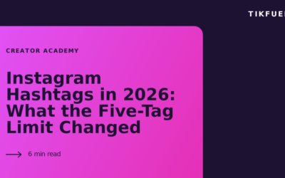 Instagram Hashtags in 2026: What the Five-Tag Limit Changed